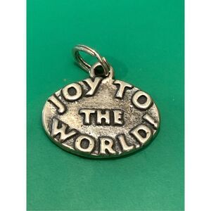 .925 Joy To The World Medallion #Christmas #vintage #song